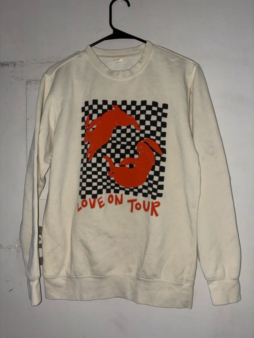 Harry Styles Love On Tour Bunny Crewneck Sweatshirt Small